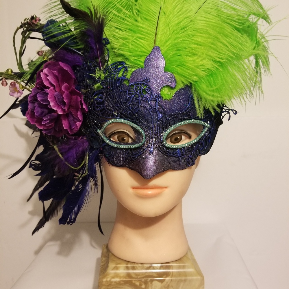 919 One-of-a-kind Mardi Gras mask
